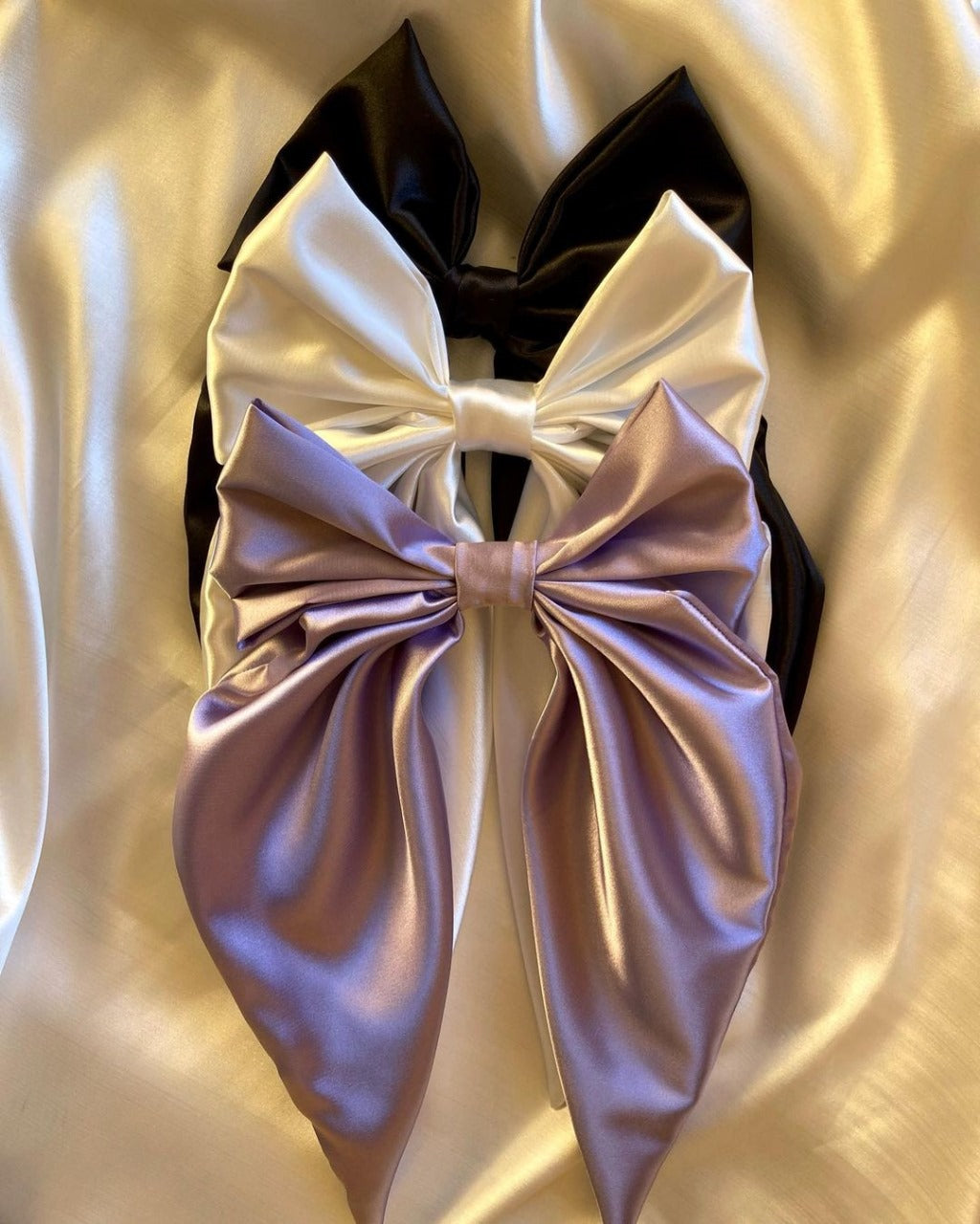 Long Tail Hair Bow Clip