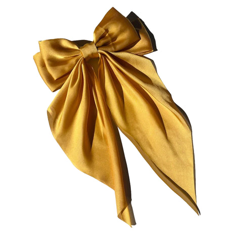 Long Tail Hair Bow Clip